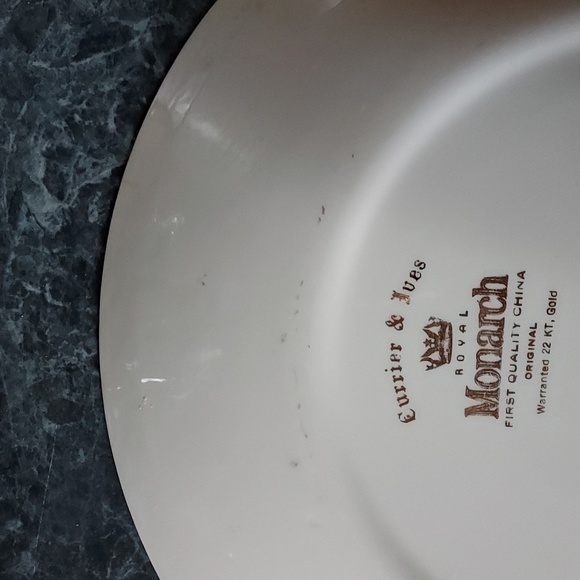 Currier & Ives Vintage Dinner Plate - Picture 8 of 10